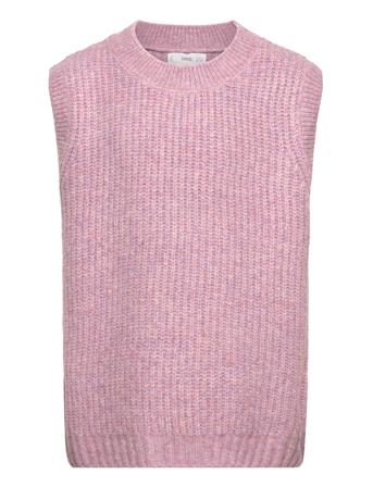 Knitted Gilet Vest Rosa Mango*Betinget Tilbud