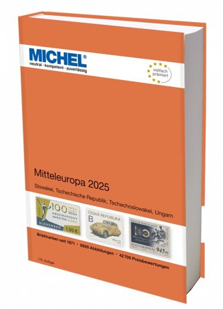 MICHEL - Centraleuropa 2025 - Frimærkekatalog