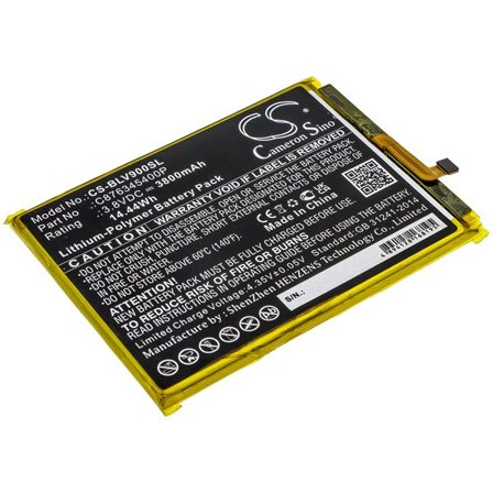 Batteri for smarttelefon, mobil for BLU V9, V0450UU, G8 G0170