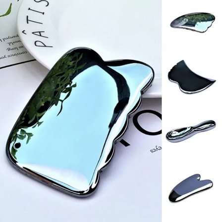 Terahertz Energy Stone Meridian Scraping Board Acupuncture Point Massager Face Eye Slimming Beauty Care Guasha Massage Tool