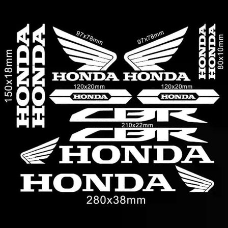 con Vinyyli Moottoripyörän Honda Logo Tarra Sarjat CBR HRC Tankki Kypärä Tarrasarja