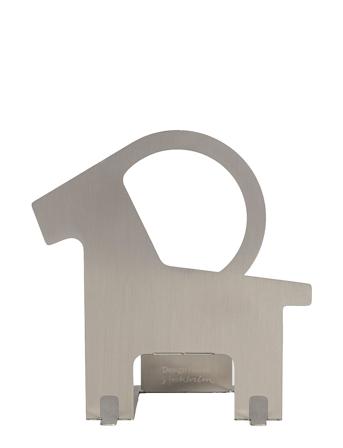Pop-Up Candleholder Christmas Goat - Stainless Steel Design House Stockholm Silver