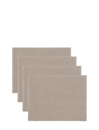 LINUM Uni Place Mat - Beige - ONE SIZE