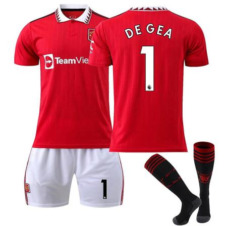 22-23 Red Devils Home #1 David De Gea T-shirt Fotbollströja 18