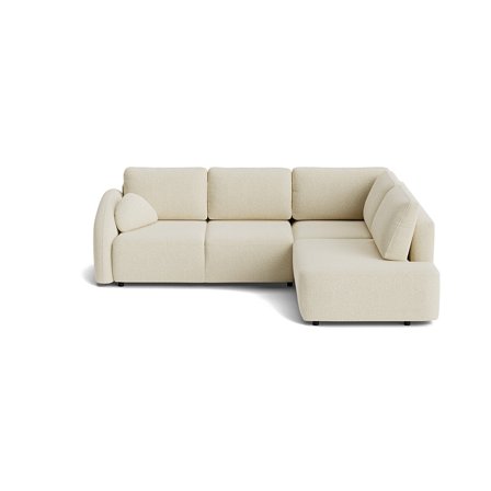 Trieste hjørnesovesofa, højrevendt | open end - Nordic Beige - 265x215x86 - Sofa, sovesofa