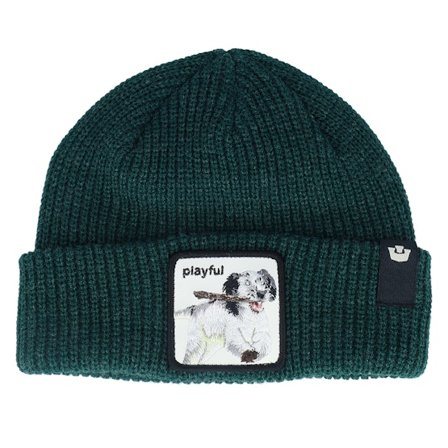 Goorin - Grön cuff Beanie - The Playful Beanie Mini Guard Dark Green Cuff @ Hatstore
