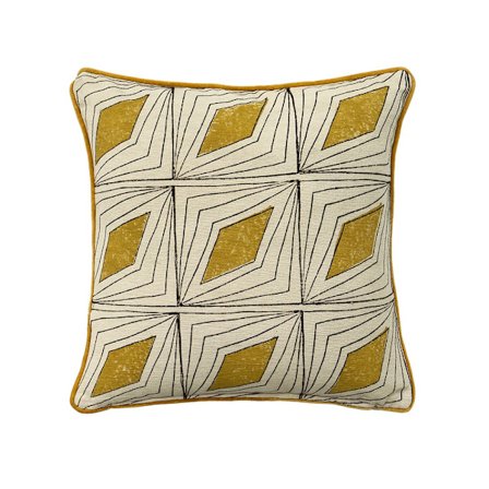 Dekorativ pude 50x50cm bomuld beige Dijon