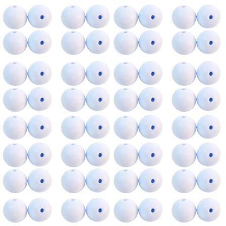 100 st 12 mm silikonpärlor för nyckelringstillverkning, halsband,