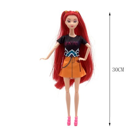 30 cm Kpop Demon Hunters Dolls - Rumi, Mira, Zoey Actionfigurer til piger - Smukt gør-det-selv legetøj