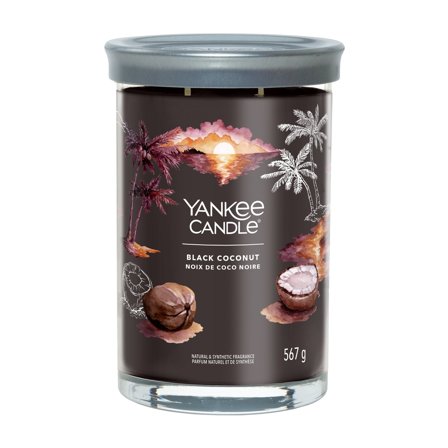 Yankee Candle Signature Tumbler Candles Black Coconut 567g - Candela Profumata