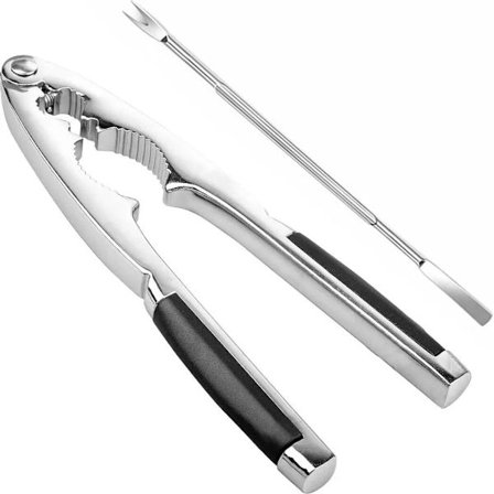 Nøtteknekker, høykvalitets, robust sinkstøping med meget god kraftoverføring, (fjærmodell)