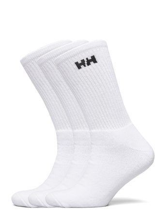 Helly Hansen 3-Pack Cotton Sock - White - 35-38