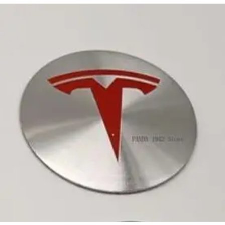 4 ST Navkapslar Centrumkåpa Emblem Klistermärke för Tesla Model 3 Y S X Flera Färger