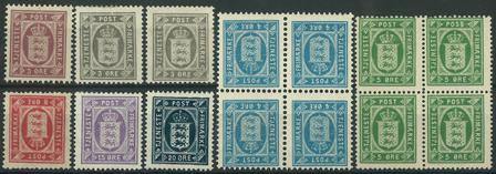 Danmark - Tjeneste - 1875-1920