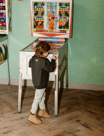 Daily 7 Coloured Pants Straight Fit - Khaki green - 128