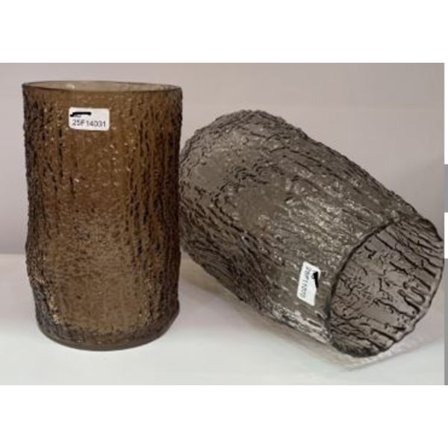 Vas Ljushållare Glas Taupe 21 cm