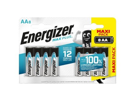 Energizer Batteri Max Plus AA 8/fp - Lyreco - Kontorsmaskiner - Batterier - AA