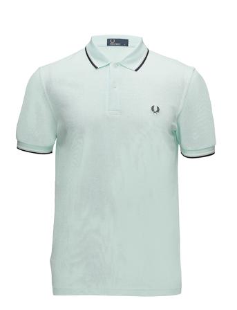 Twin Tipped Fp Shirt Polos Short-sleeved Blå Fred Perry