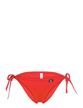 String Side Tie Red Calvin Klein