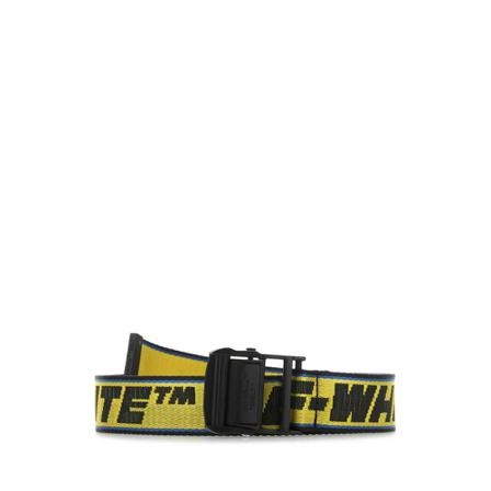 Off White, Belts Geel, Heren, Maat:ONE Size