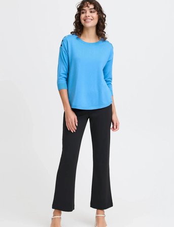 Fransa Frzubasic 114 Pullover - Blue - M