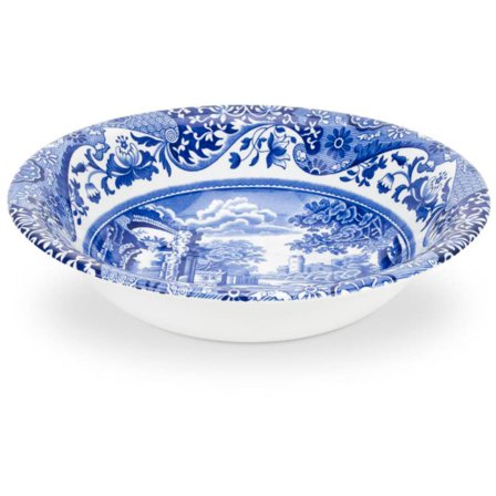Spode Blue Italian Frokosttallerken 15 cm' - 'Blå og hvit
