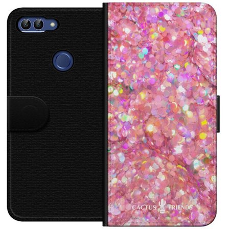 Yhteensopiva Lompakkokotelo Huawei Huawei P smart Cactus and Friends – PinkGlitter