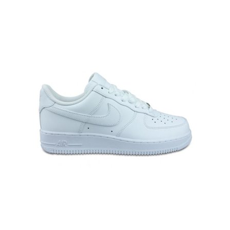 Basket - Nike - Air Force 1'07 - Læder - Hvid - Unisex