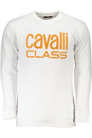 Cavalli Class Felpa Senza Zip Uomo Bianco