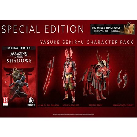 Videospil - UBISOFT - Assassin's Creed Shadows - Action-eventyr - Feudalt Japan - Specialudgave