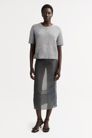 Soft Goat - Chunky Short Sleeve - XL - Grey