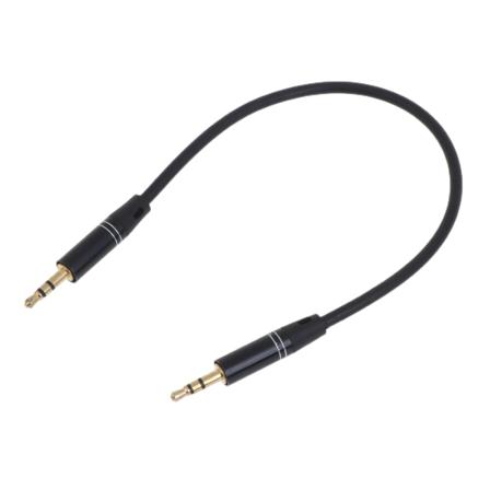 2,5 mm:n uros-uros TRS-stereosovittimen äänikaapeli kullattu