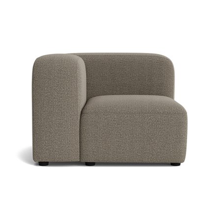 Milo hjørnemodul, venstrevendt - Nordic Grå - 100x100x72 - Sofa