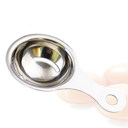 Lusikat Ruostumaton teräs Kananmunanvalkuaisen erottelutyökalut Munankeltuaisen suodatin Vempaimet Keittiötarvikkeet Erottelusuppilo