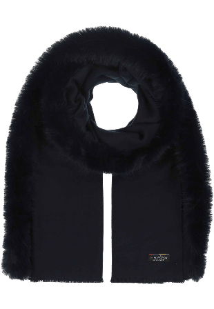 Fraas Polyester Ruana Halsdukar & scarves Dam Blå 60X180