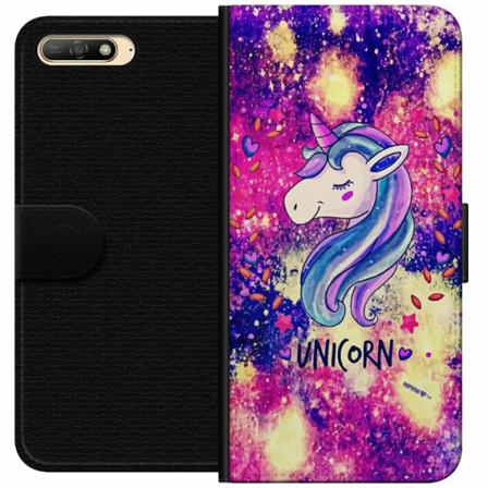 Huawei Y6 (2018) Plånboksfodral Unicorn Enhörning