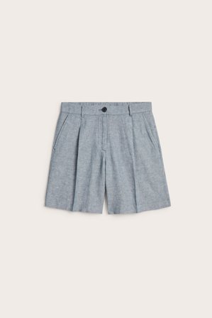 Kappahl | Shorts i linblanding Blå XS | Blå