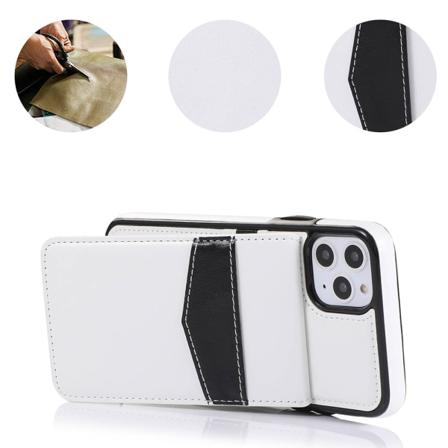 Genomtänkt Leman Skal med Kortfack - iPhone 11 Pro Max Vit