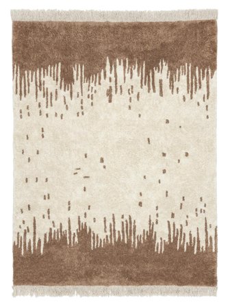 Keittiön Matto Phoenix 250X350 Puuvilla Valkea/Ruskea Isot