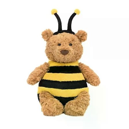 Jelly Cat Bartholomew Bear Bumblebee, Bashful Bunny Beige Bursdagskake 2025 Nye Kolleksjoner 25Cm[HK]