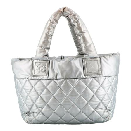 Chanel Vintage, Pre-owned Handbag Grijs, Dames, Maat:ONE Size