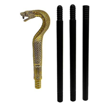 Halloween Orm Käpp Ormhode Håndtak Scepter for Halloweenfest Kostyme Stil A