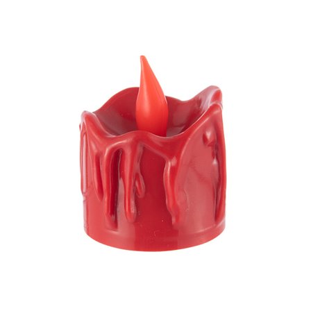 Frittstående smeltende rød telys med batteridrift, Hall