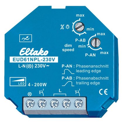 Eltako Universal/LED dimmer EUD61NPL-230V