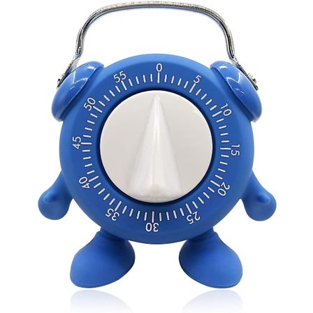 Kjøkkenur, for baking, undervisning, matlaging, egg, pottetrening, søt 60 minutters vri-opp mekanisk timer
