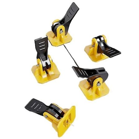 Flis Nivelleringsavstandsstykke Vegg Gulv Nivelleringsklips System Kiler Tang 50 stk