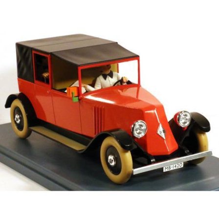 Tintin - 1:24 Modellbil 25 - Röd Taxi