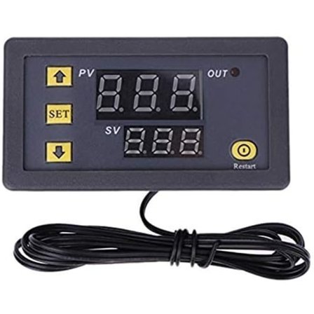 24V 20A W3230 LCD Digital Termostat Kontroller Regulator Høy Temperatur