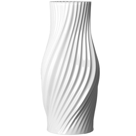 Lyngby Porcelæn Twist vas 31 cm, vit | Inredning > Vaser & Krukor | Bagaren och Kocken