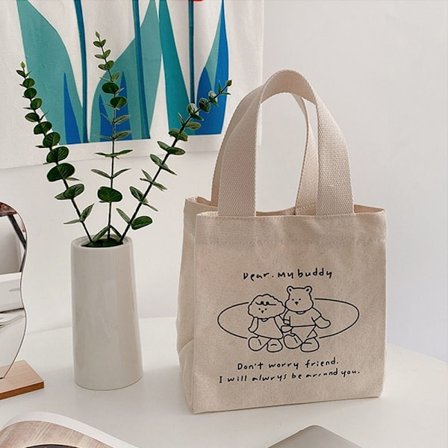 Lunchpåse Canvas Lunchlåda VIT TYP 1-L TYP 1-L